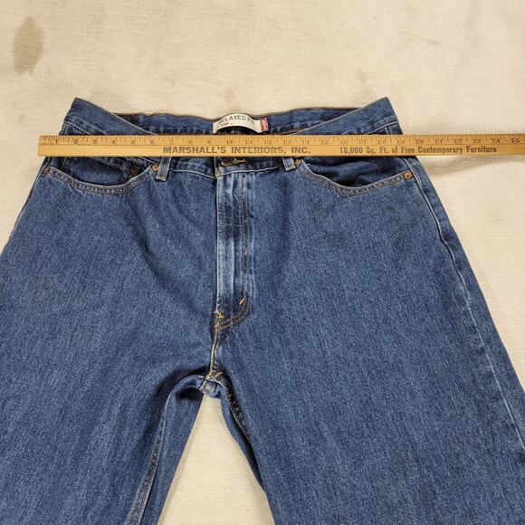 Vintage Levis 550 Jeans Mens Sz 40x32 Blue Medium Wash Denim Gorpcore Y2k Jean - Picture 3 of 16